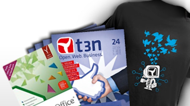 Aktion: t3n-Abonnement inkl. LibreOffice Handbuch & Softwarepaket