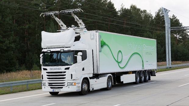 E-Mobilität: Germany has been testing the upper line of trucks on the highway