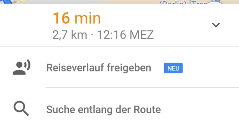 Google Maps: Bald könnt ihr euren Standort live mit euren Freunden teilen